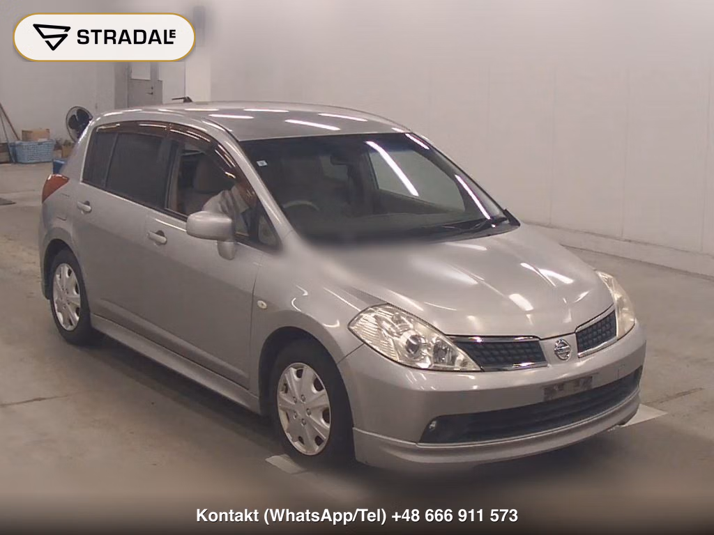 NISSAN TIIDA 15M 2007, aukcja z Japonii, zdjęcie 1