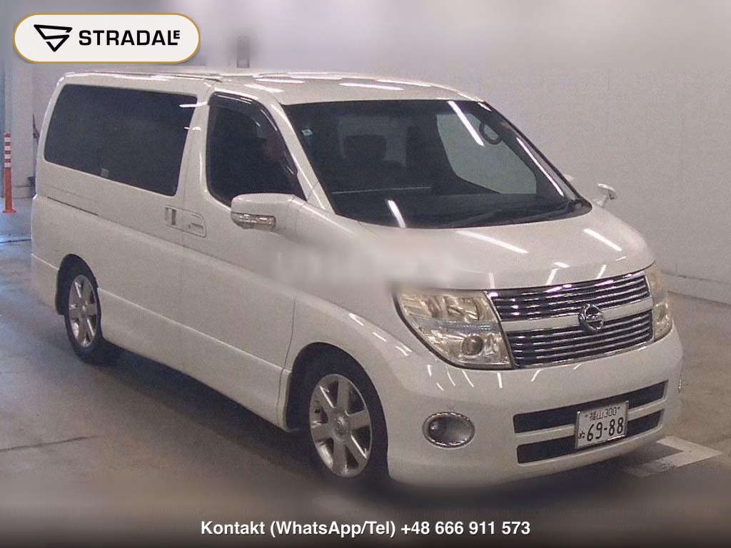 NISSAN ELGRAND 5D 4WD HIGHWAY STAR BLACK LEATHER LIMITED, miniaturka 2