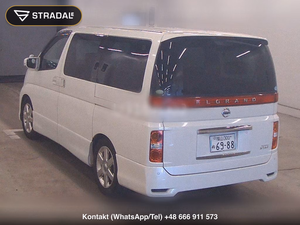 NISSAN ELGRAND 5D 4WD HIGHWAY STAR BLACK LEATHER LIMITED, miniaturka 3