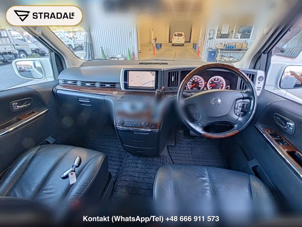 NISSAN ELGRAND 5D 4WD HIGHWAY STAR BLACK LEATHER LIMITED, miniaturka 4