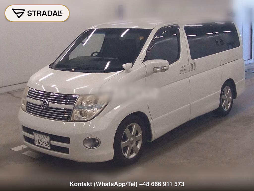 NISSAN ELGRAND 5D 4WD HIGHWAY STAR BLACK LEATHER LIMITED, miniaturka 5