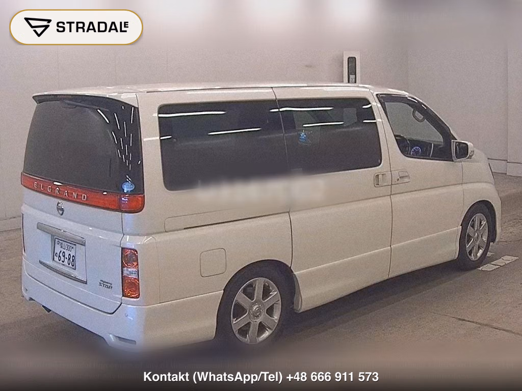 NISSAN ELGRAND 5D 4WD HIGHWAY STAR BLACK LEATHER LIMITED, miniaturka 6