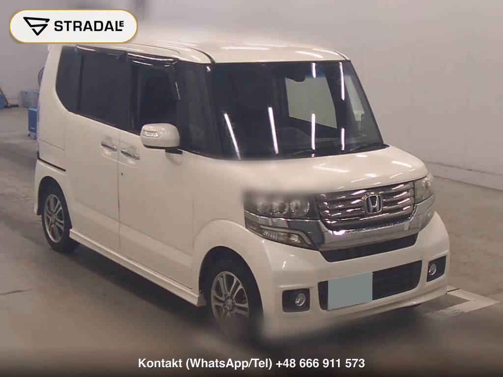 HONDA N-BOX CUSTOM SS PACKAGE 2015, aukcja z Japonii, zdjęcie 1