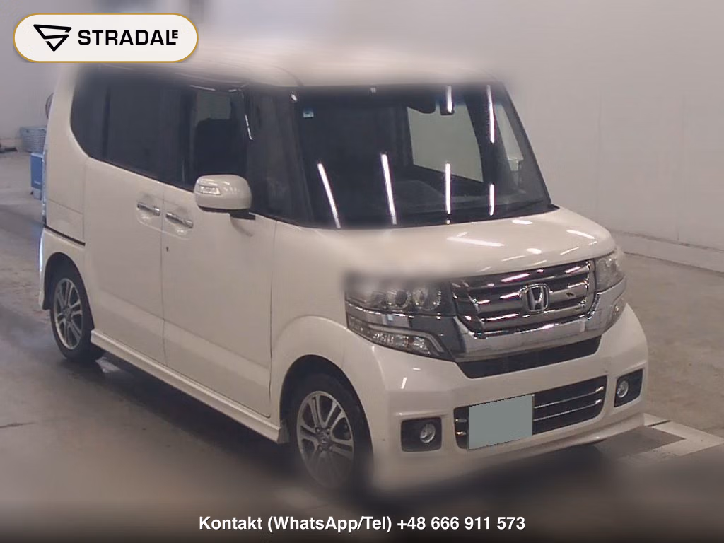 HONDA N-BOX CUSTOM G・L PACKAGE 2016, aukcja z Japonii, zdjęcie 1