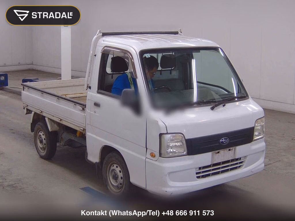 SUBARU SAMBAR TRUCK 4WD DUMP 2008, aukcja z Japonii, zdjęcie 1
