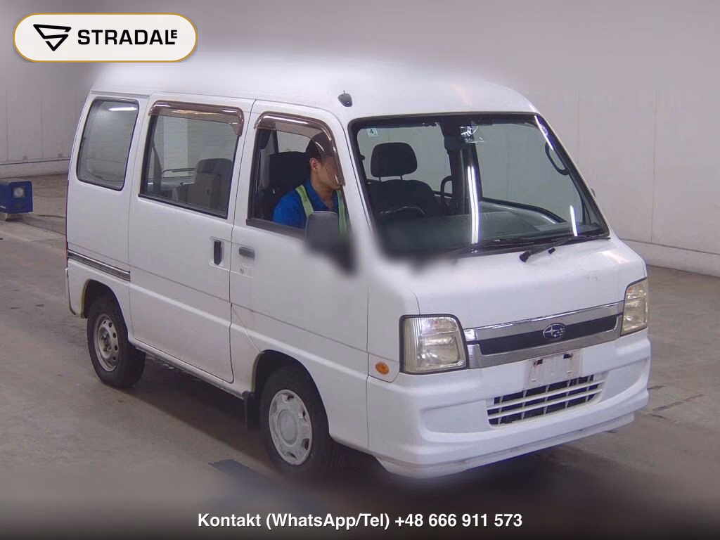 SUBARU SAMBAR VAN 5D 4WD DIAS 2007, aukcja z Japonii, zdjęcie 1