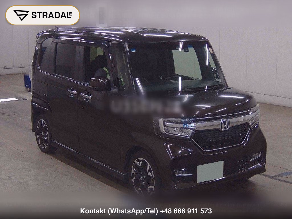 HONDA N-BOX CUSTOM G・L TURBO HONDA SENSING 2018, aukcja z Japonii, zdjęcie 1