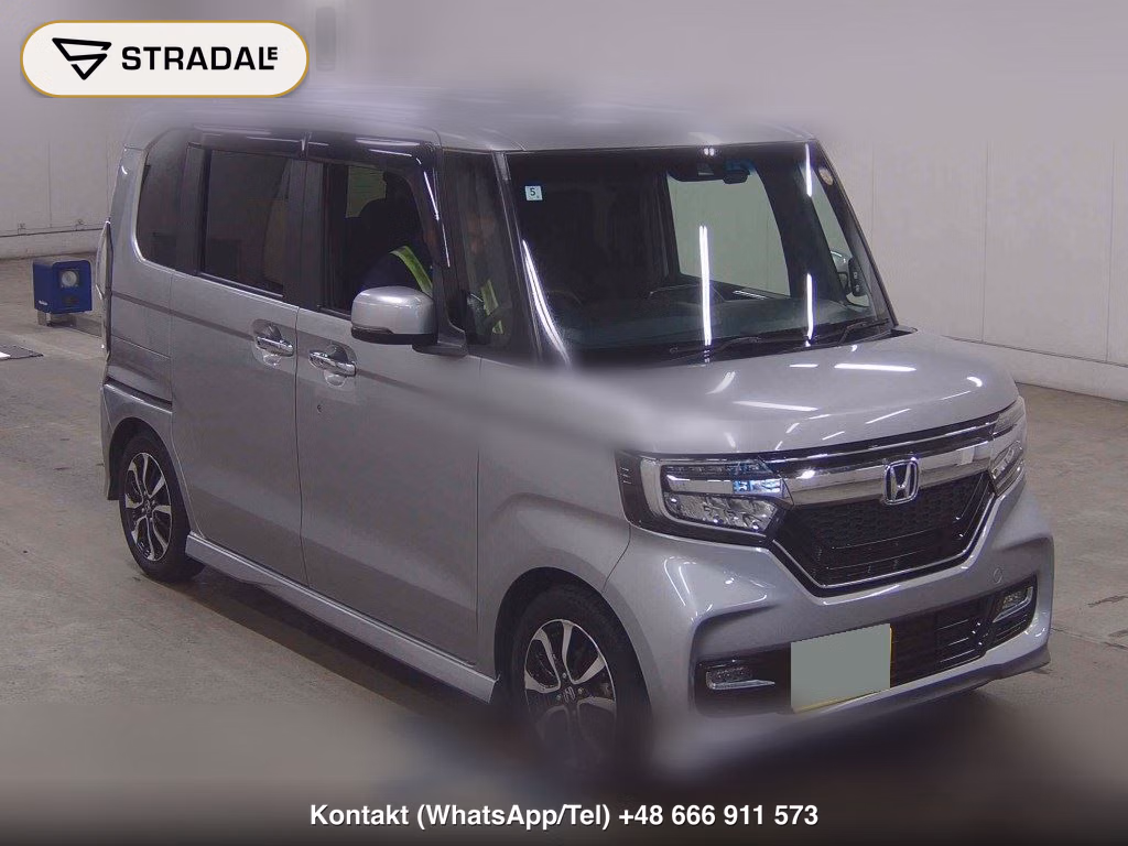 HONDA N-BOX CUSTOM G・L HONDA SENSING 2018, aukcja z Japonii, zdjęcie 1