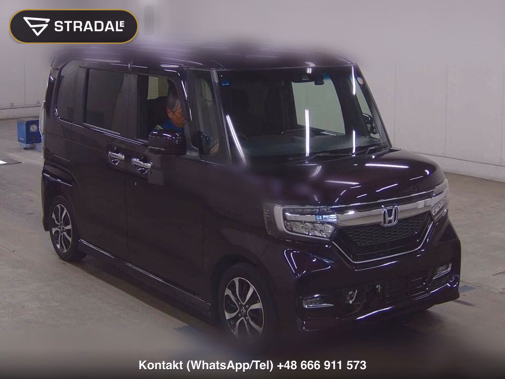 HONDA N-BOX CUSTOM G・L HONDA SENSING 2017, aukcja z Japonii, zdjęcie 1