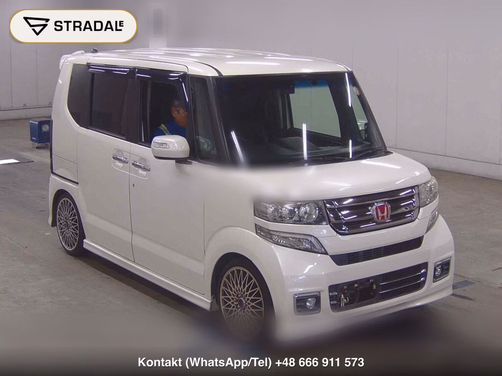 HONDA N-BOX CUSTOM G・TURBO L PACKAGE 2015, aukcja z Japonii, zdjęcie 1