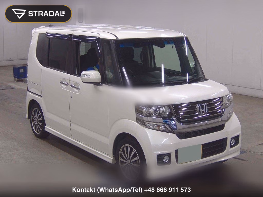 HONDA N-BOX CUSTOM TURBO SS PACKAGE 2014, aukcja z Japonii, zdjęcie 1