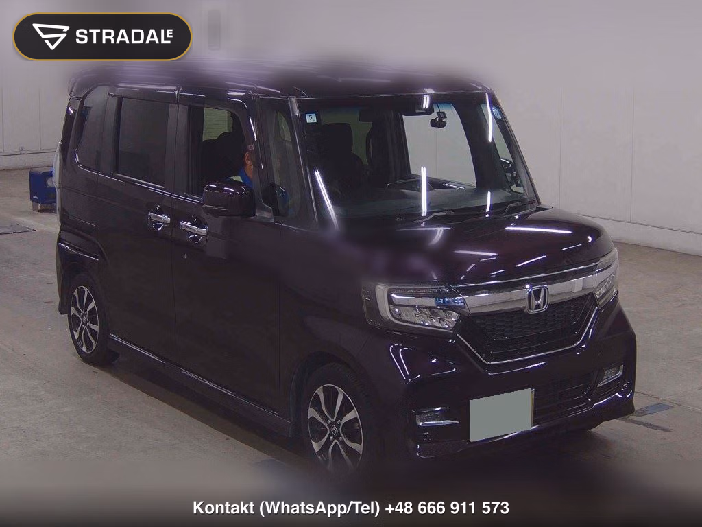 HONDA N-BOX CUSTOM G・L HONDA SENSING 2018, aukcja z Japonii, zdjęcie 1