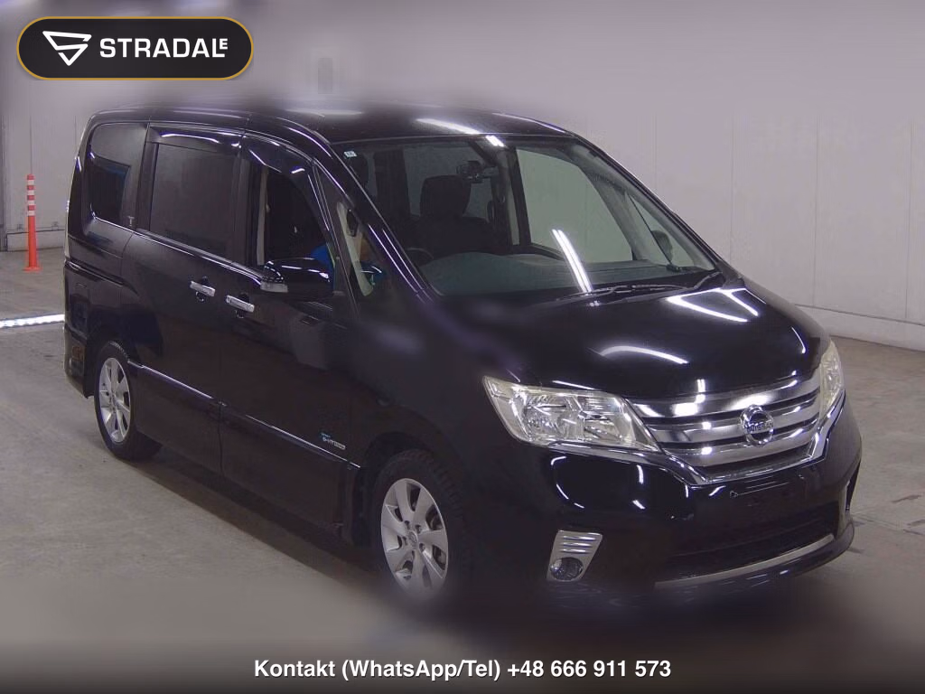 NISSAN SERENA 5D HIGHWAY STAR G S-HYBRID 2012, aukcja z Japonii, zdjęcie 1