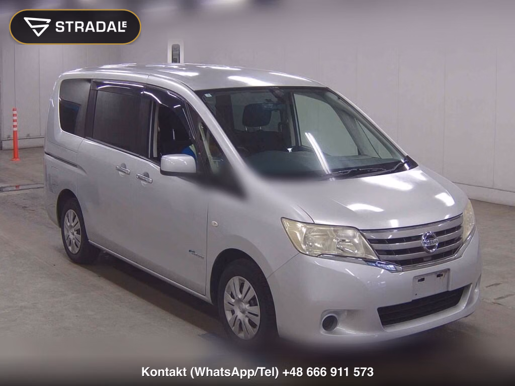 NISSAN SERENA 5D 20X S-HYBRID 2013, aukcja z Japonii, zdjęcie 1