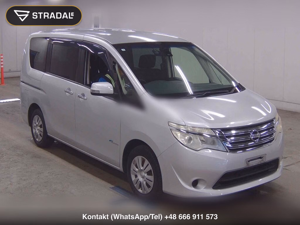 NISSAN SERENA 5D 20X S-HYBRID 2015, aukcja z Japonii, zdjęcie 1