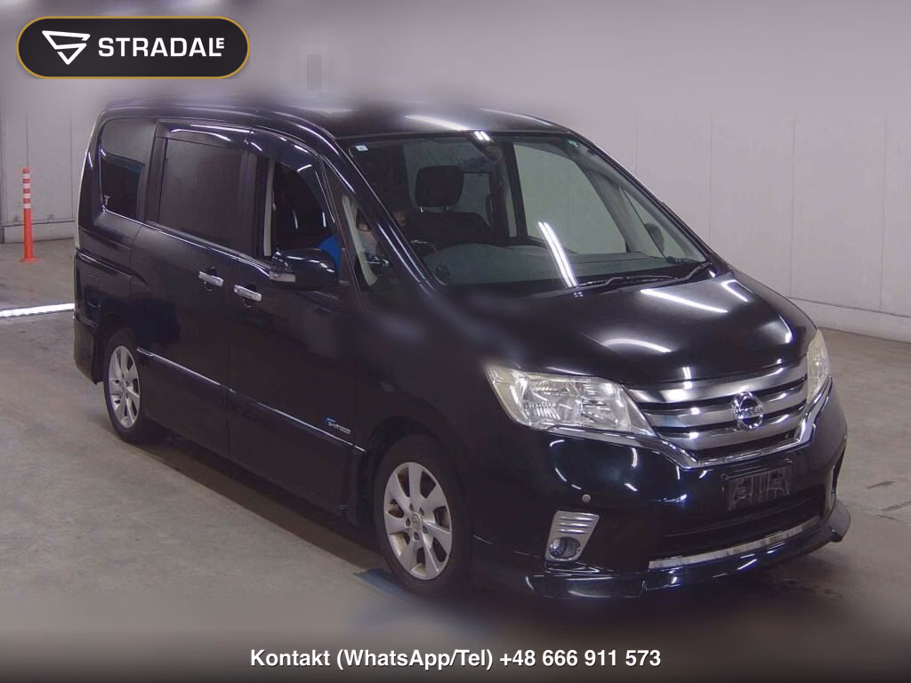 NISSAN SERENA 5D HIGHWAY STAR G S-HYBRID AERO MODE 2013, aukcja z Japonii, zdjęcie 1