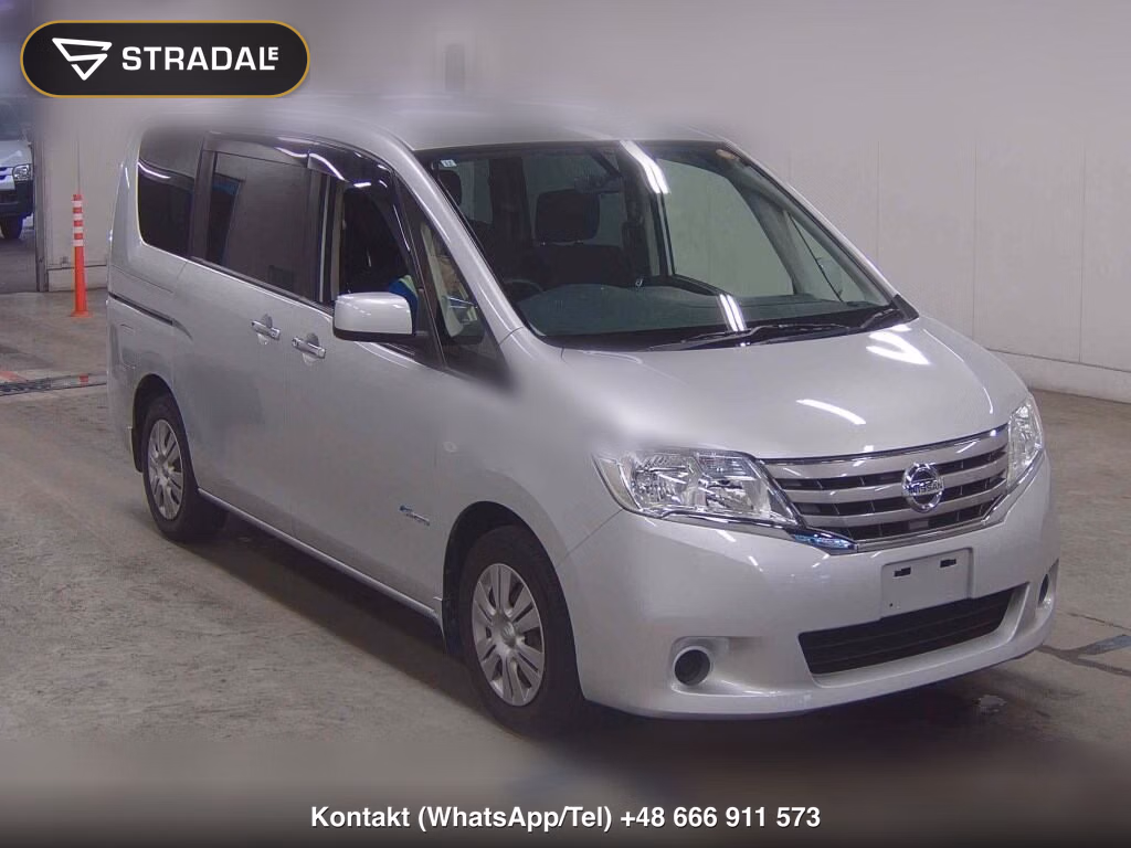 NISSAN SERENA 5D 20X S-HYBRID 2013, aukcja z Japonii, zdjęcie 1