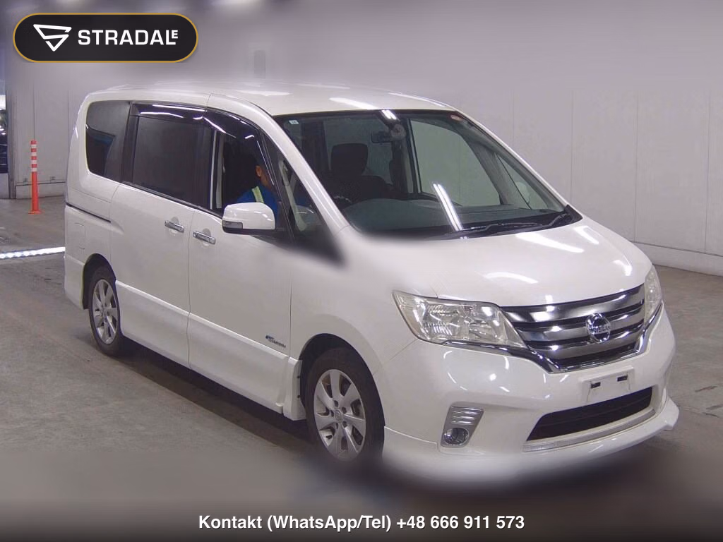 NISSAN SERENA 5D HIGHWAY STAR S-HYBRID V AERO MODE 2013, aukcja z Japonii, zdjęcie 1