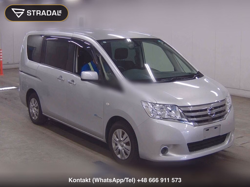 NISSAN SERENA 5D 20X S-HYBRID 2013, aukcja z Japonii, zdjęcie 1