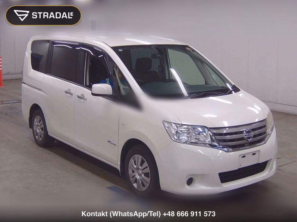 NISSAN SERENA 5D 20X S-HYBRID 2013, aukcja z Japonii, zdjęcie 1