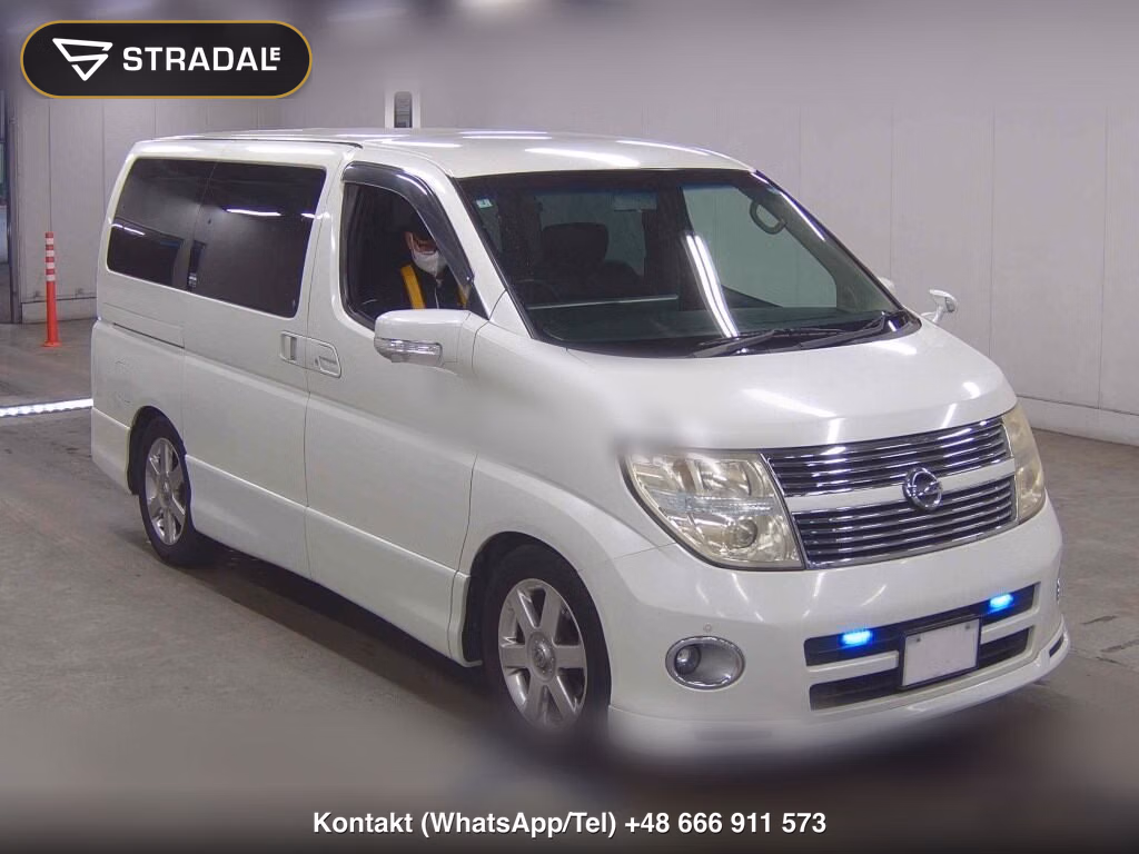 NISSAN ELGRAND 5D 250 HIGHWAY STAR BLACK LEATHER EDITION 2008, aukcja z Japonii, zdjęcie 1