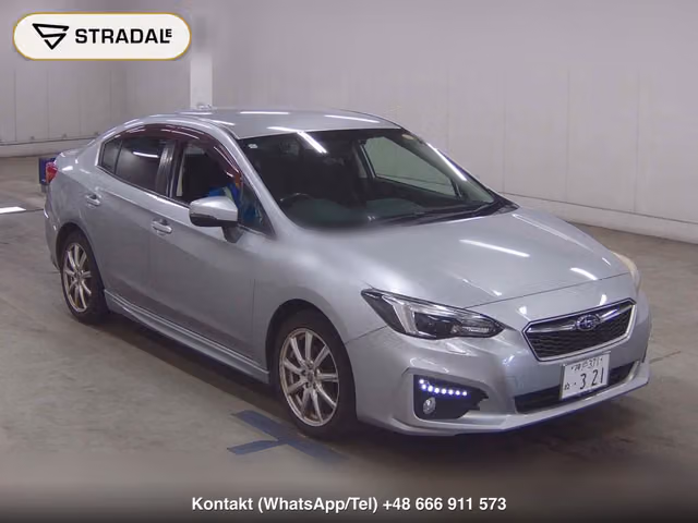 SUBARU IMPREZA G4 4WD 2.0I-S EYESIGHT 2016, samochód z aukcji Japonii