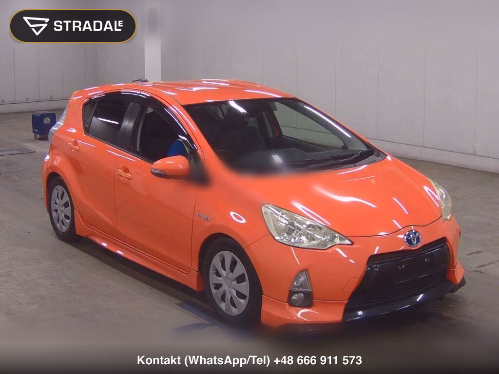 TOYOTA AQUA G BLACK SOFT LEATHER SELECTION 2013, aukcja z Japonii, zdjęcie 1