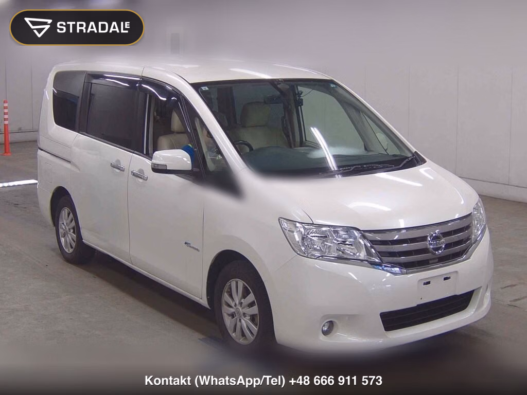NISSAN SERENA 5D 20G S-HYBRID 2013, aukcja z Japonii, zdjęcie 1