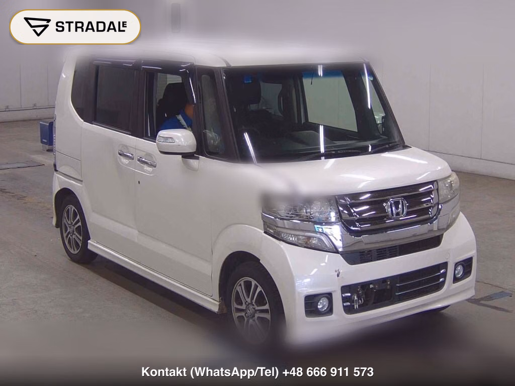 HONDA N-BOX CUSTOM G・L PACKAGE 2015, aukcja z Japonii, zdjęcie 1