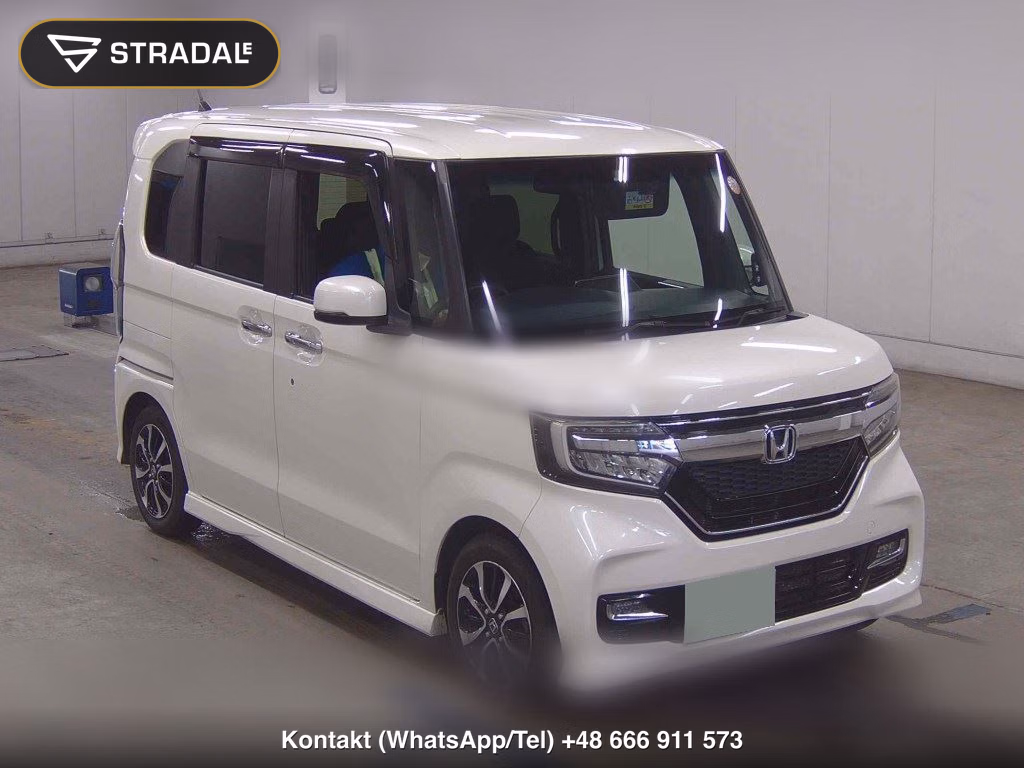 HONDA N-BOX CUSTOM G・L HONDA SENSING 2018, aukcja z Japonii, zdjęcie 1