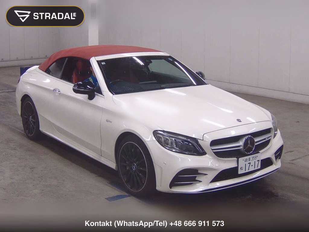 MERCEDES AMG C-CLASS OP 4WD C43 4MATIC CABRIOLET 2019, aukcja z Japonii, zdjęcie 1