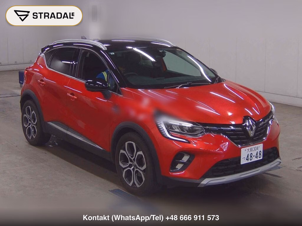 RENAULT CAPTUR INTENS TECHPACK 2021, aukcja z Japonii, zdjęcie 1