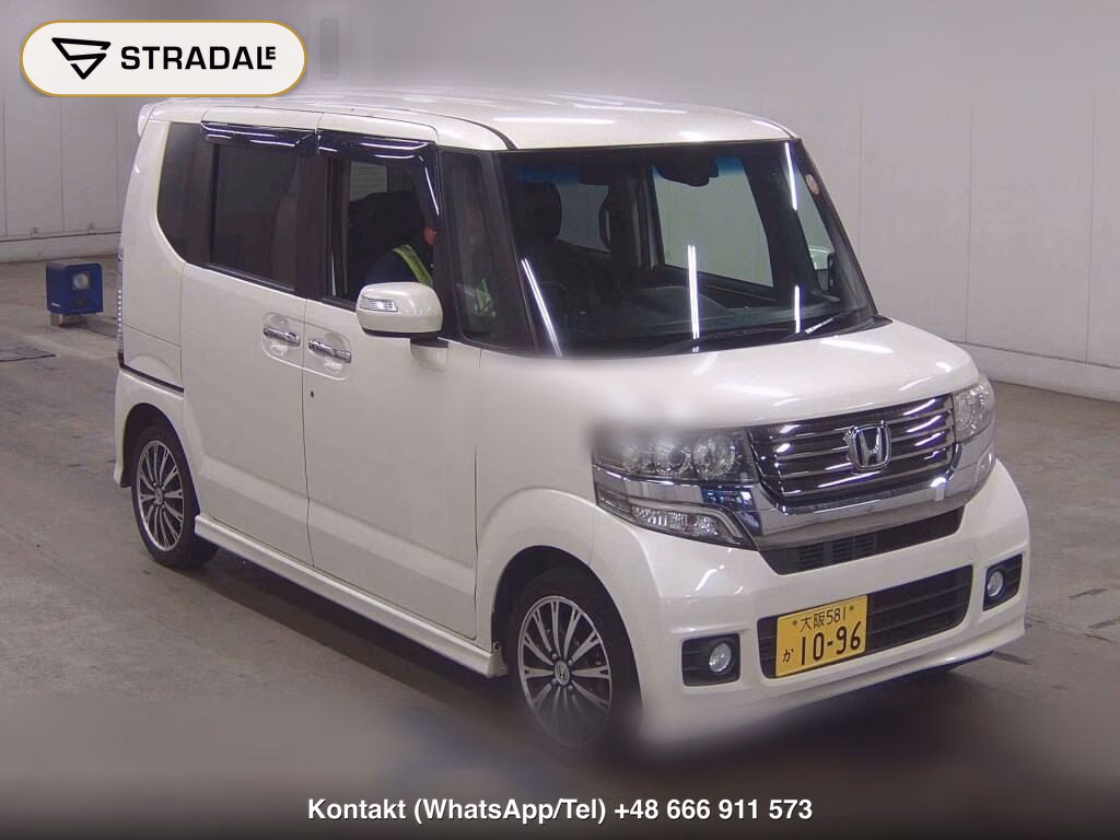 HONDA N-BOX CUSTOM 4WD G･TURBO A PACKAGE 2014, aukcja z Japonii, zdjęcie 1
