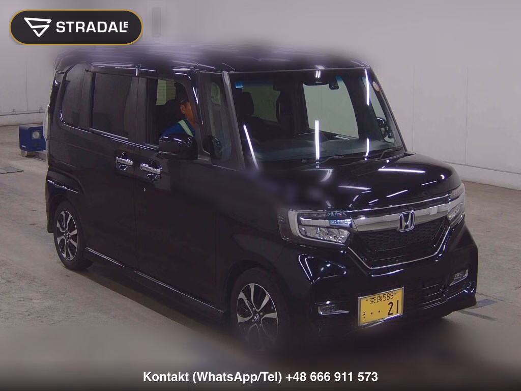 HONDA N-BOX CUSTOM G･L HONDA SENSING 2018, aukcja z Japonii, zdjęcie 1