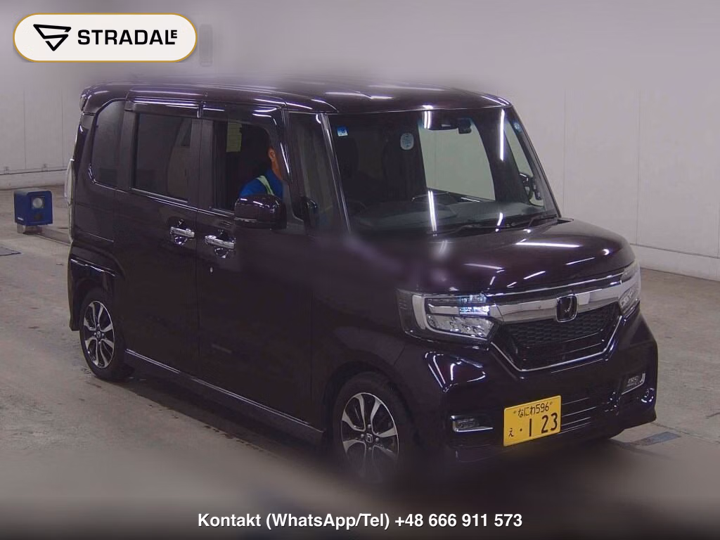 HONDA N-BOX CUSTOM G・L HONDA SENSING 2019, aukcja z Japonii, zdjęcie 1