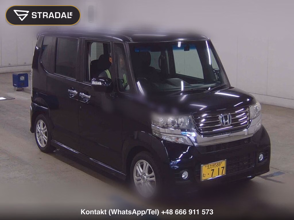 HONDA N-BOX CUSTOM G･L PACKAGE 2013, aukcja z Japonii, zdjęcie 1