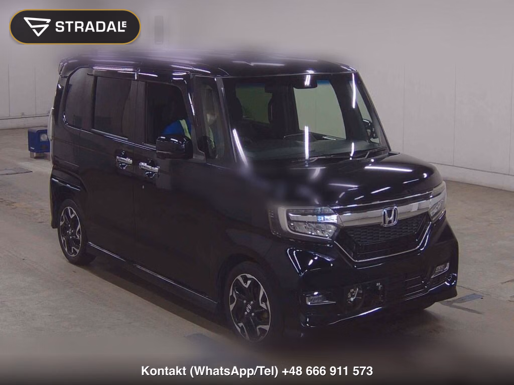 HONDA N-BOX CUSTOM G･L TURBO HONDA SENSING 2017, aukcja z Japonii, zdjęcie 1