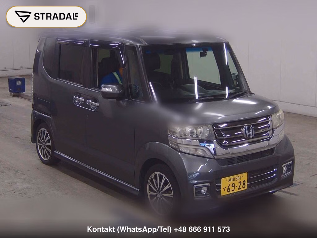 HONDA N-BOX CUSTOM G・TURBO L PACKAGE 2016, aukcja z Japonii, zdjęcie 1