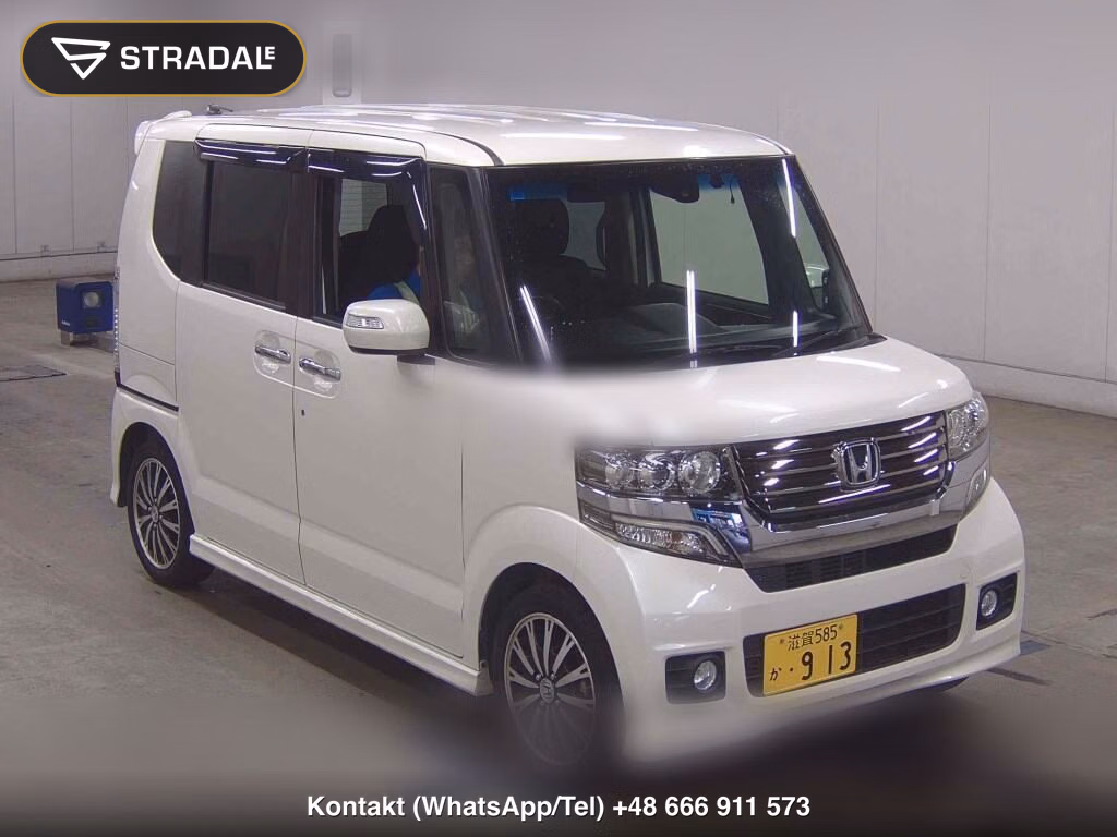 HONDA N-BOX CUSTOM TURBO SS PACKAGE 2014, aukcja z Japonii, zdjęcie 1
