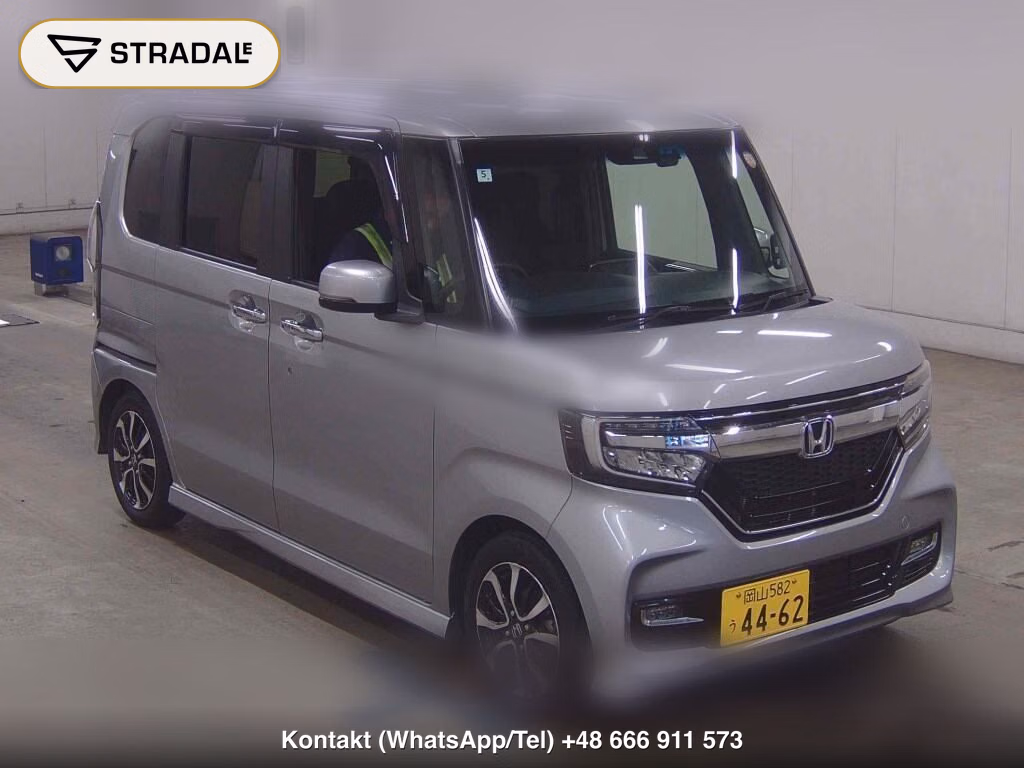 HONDA N-BOX CUSTOM G･L HONDA SENSING 2018, aukcja z Japonii, zdjęcie 1