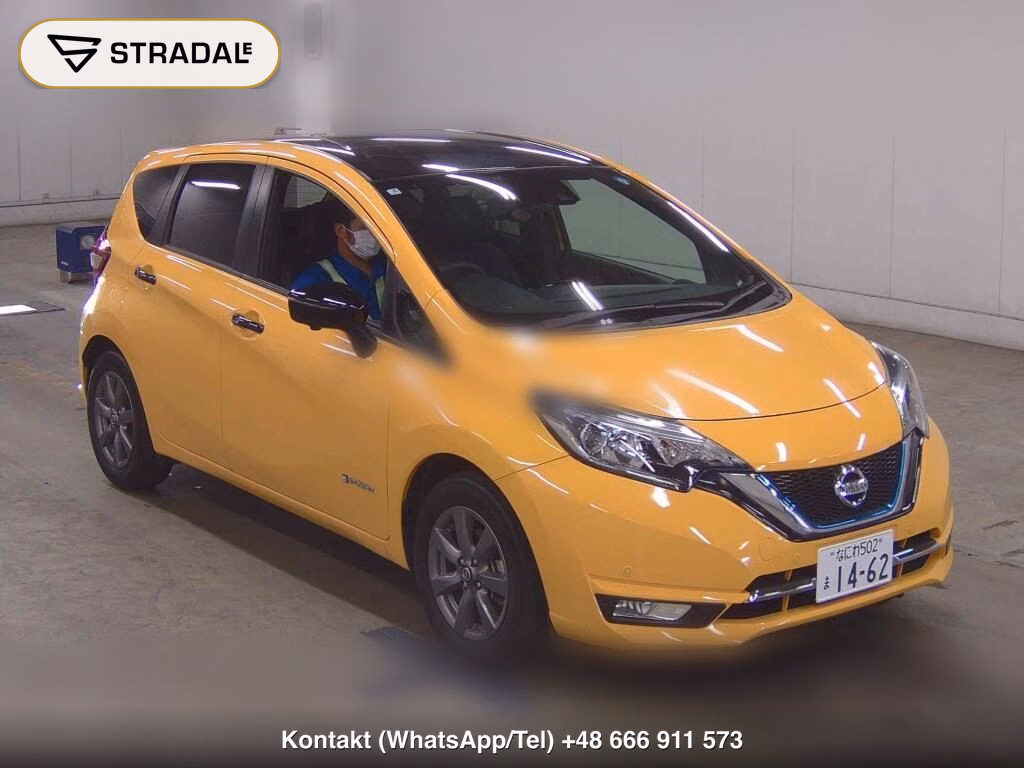 NISSAN NOTE E-POWER MEDALIST BLACK ARROW 2019, aukcja z Japonii, zdjęcie 1