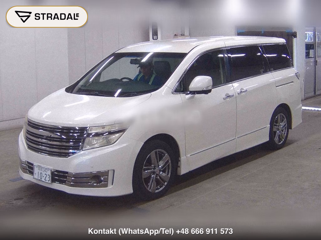 NISSAN ELGRAND 5D RIDER BLACK LINE BLACK LEATHER SEAT, miniaturka 5