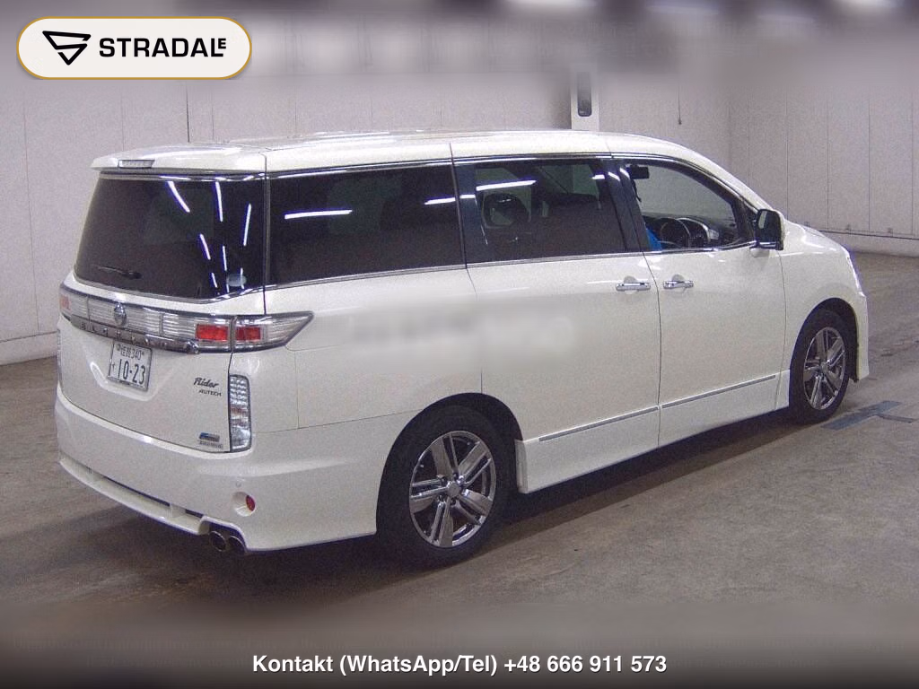 NISSAN ELGRAND 5D RIDER BLACK LINE BLACK LEATHER SEAT, miniaturka 6