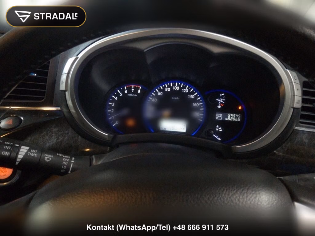 NISSAN ELGRAND 5D RIDER BLACK LINE BLACK LEATHER SEAT, miniaturka 7