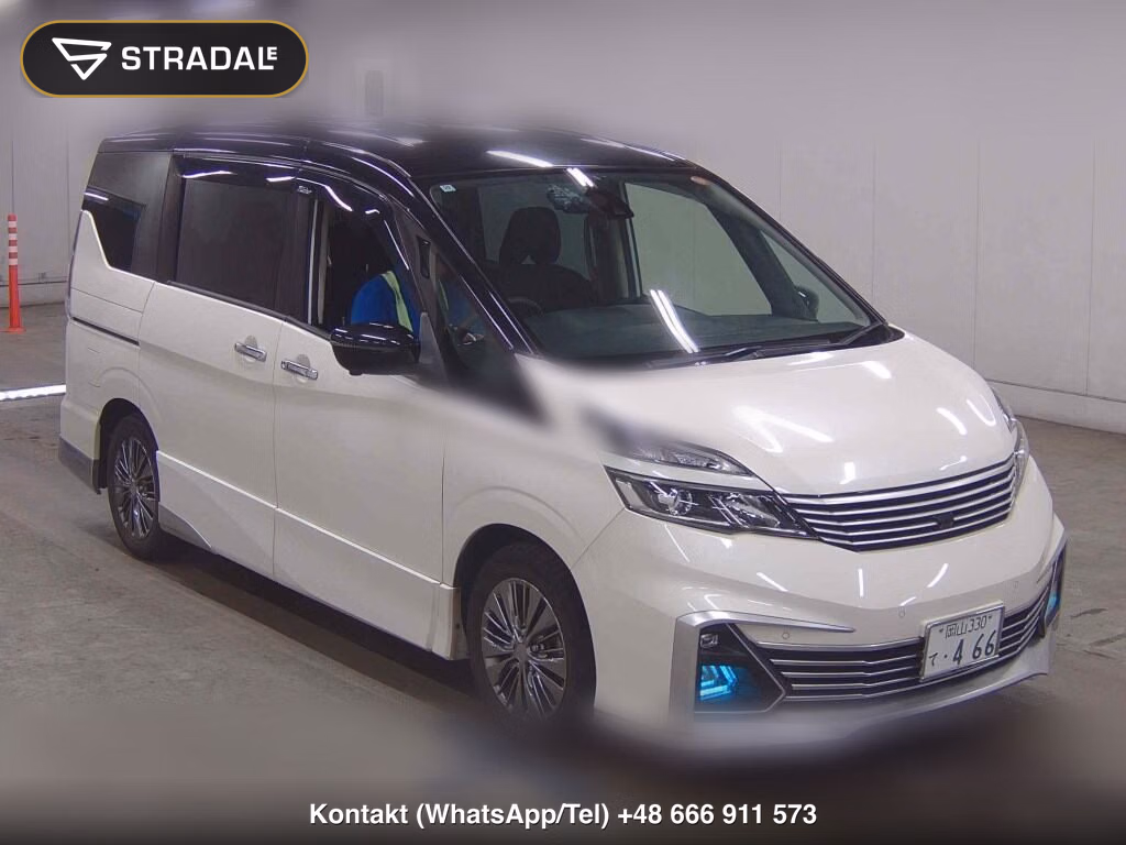 NISSAN SERENA 5D RIDER 2016, aukcja z Japonii, zdjęcie 1