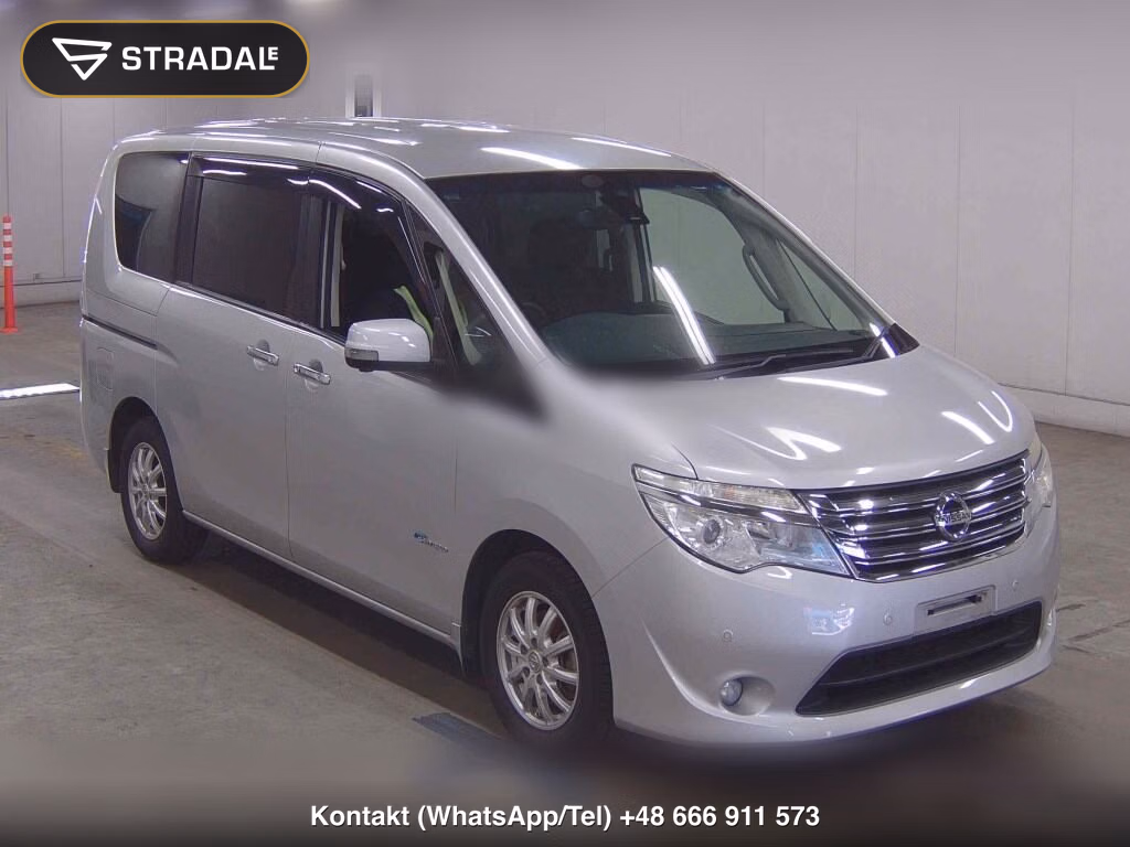 NISSAN SERENA 5D 20X S-HYBRID ADVANCED SAFETY PACK 2014, aukcja z Japonii, zdjęcie 1