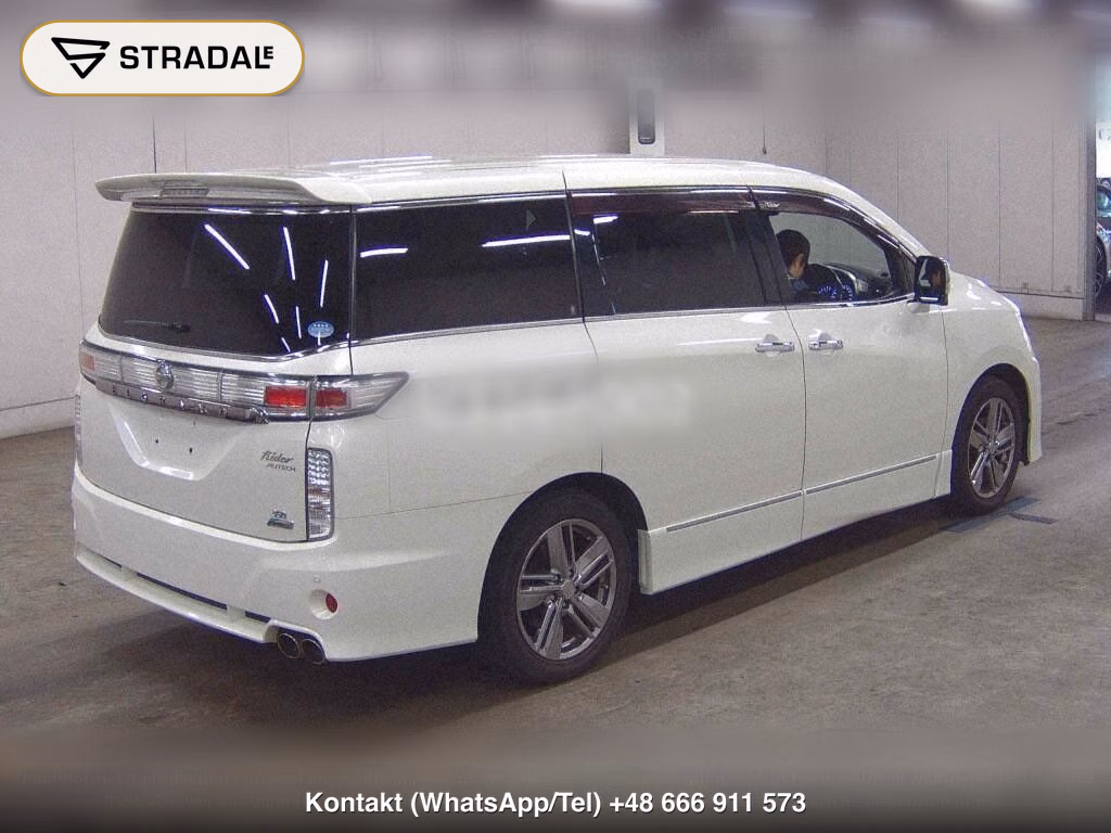 NISSAN ELGRAND 5D RIDER BLACK LEATHER SEAT MANUAL SEAT, miniaturka 6