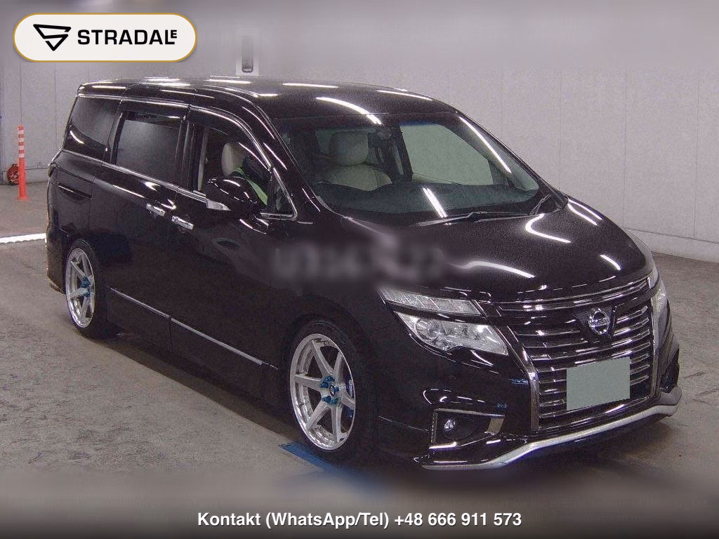 NISSAN ELGRAND 5D 350 HIGHWAY STAR WHITE LEATHER URBAN CHR, miniaturka 2