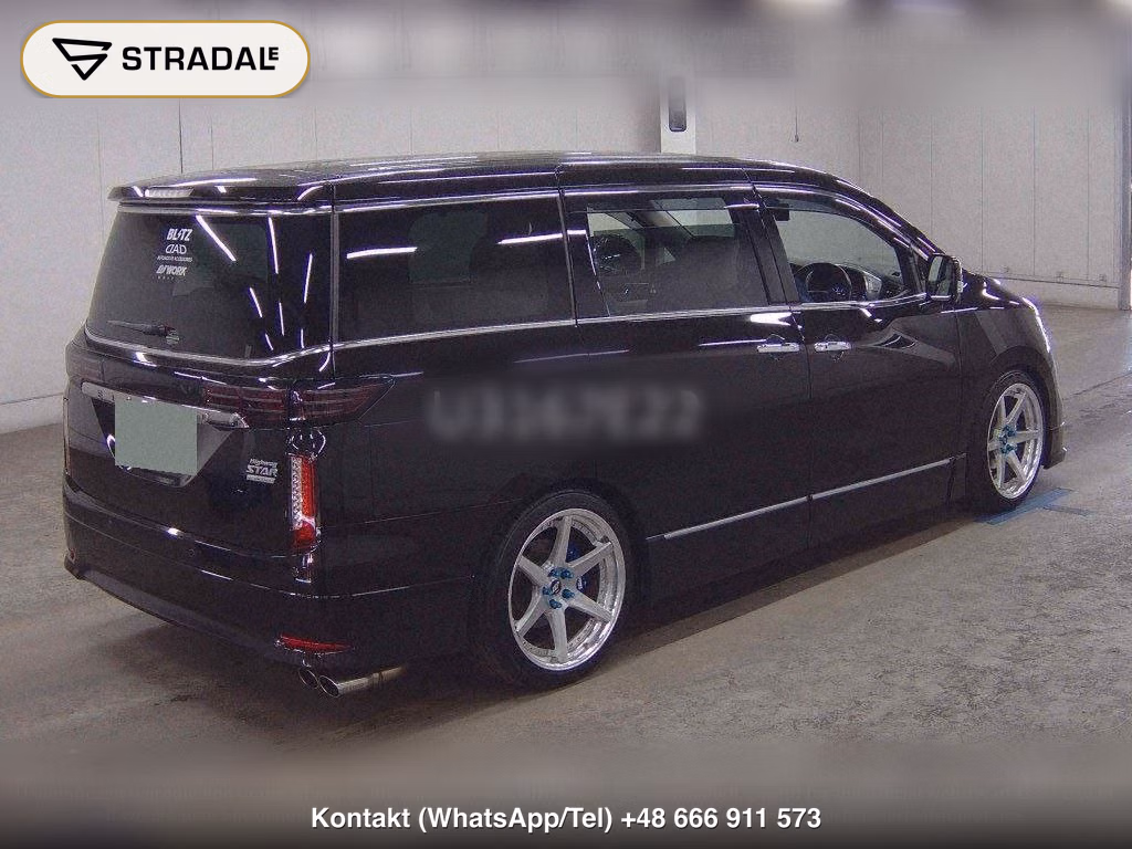 NISSAN ELGRAND 5D 350 HIGHWAY STAR WHITE LEATHER URBAN CHR, miniaturka 6