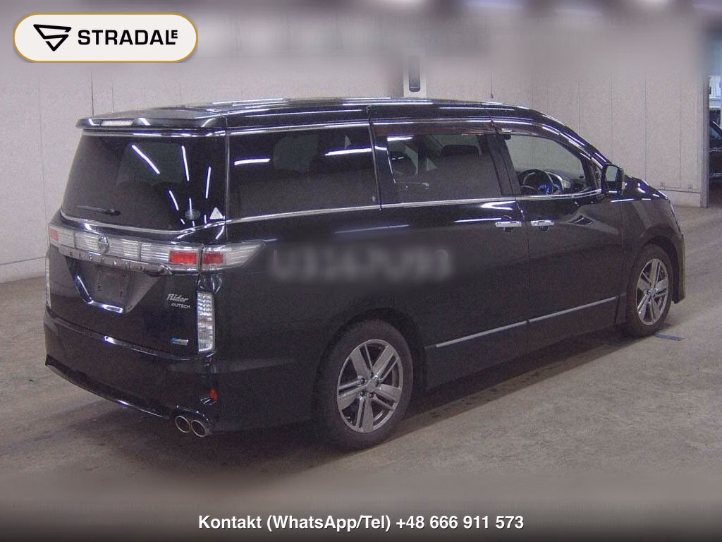 NISSAN ELGRAND 5D RIDER BLACK CLOTH SHEET MANUAL SHEET, miniaturka 6